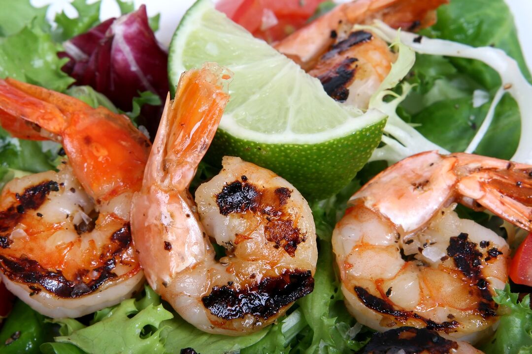 Shrimp – a source of protein in a protein diet for weight loss